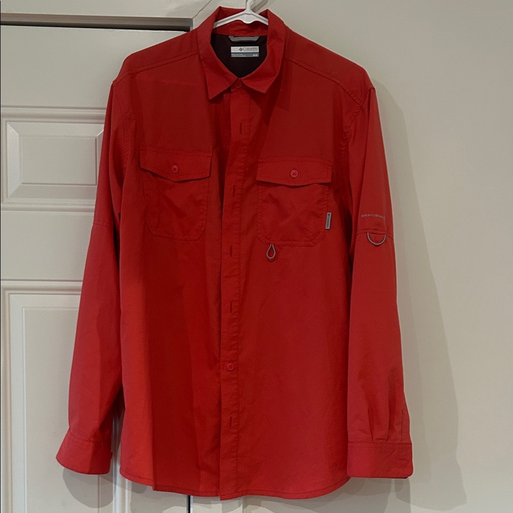 Columbia Men's Vibrant Red Shirt Jacket